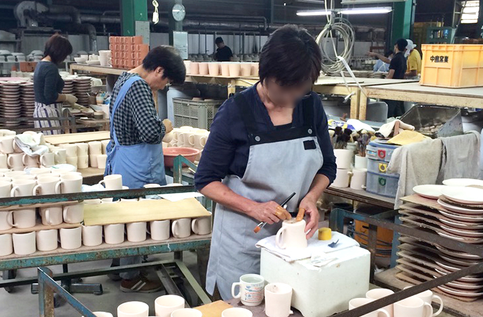 マグカップ制作行程1-3